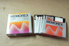 13 5 1/4" Floppy Disks Memorex 2S/2D Double Sided Double Density 2 Maxell