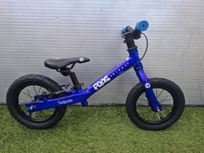 Frog Tadpole metalic blue 12" wheels balance Bike