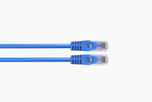 Cat6 Blue Slim Patch Cable 28AWG Bare Copper RJ-45 Ethernet Cable 5ft - Picture 5 of 5