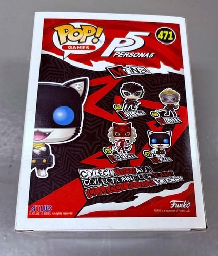 New Funko Pop Video Games 471 Mona Persona 5 Vinyl Figure Vaulted - Picture 3 of 6