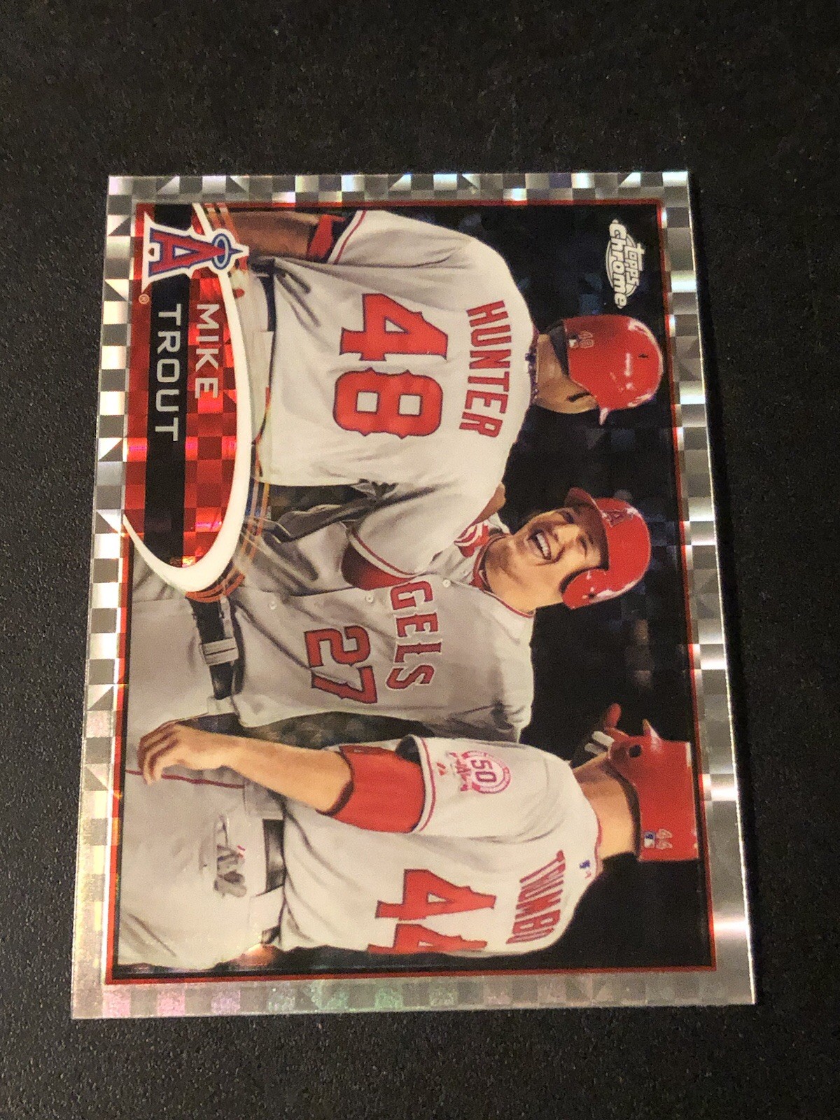 2012 Topps Chrome X-Fractor Mike Trout #144