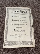 Nov. 16, 1932 “Lion’s Herald” Magazine, Prohibition Reconstruction Editorial