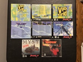 Atari Jaguar CD Console Rare Authentic in OG Box with Discs Tested & Works!