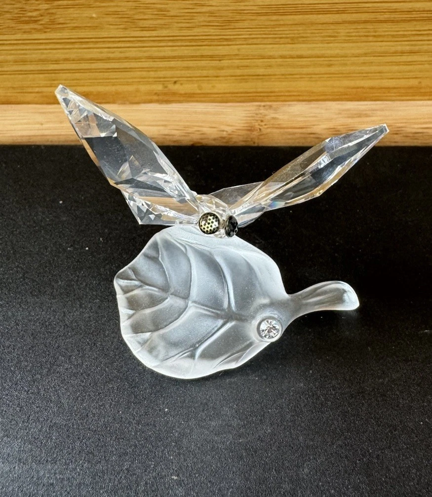 Swarovski Butterfly On Leaf | eBay