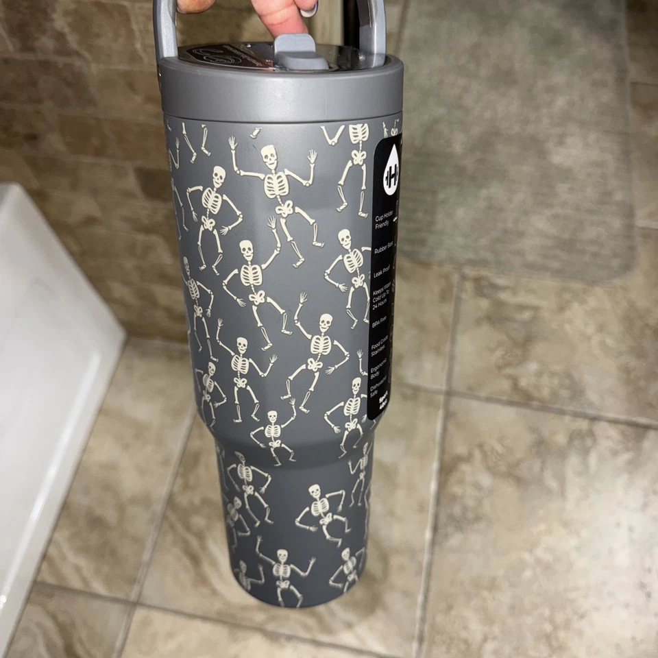 Vaso Hydrojug ACTA Halloween Dead Serious Sport 40oz limitado GITD nuevo Foto 3 de 4