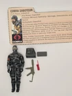 1984 Hasbro G.I. Joe Cobra Firefly Action Figure  Rifle Accessory & File Card