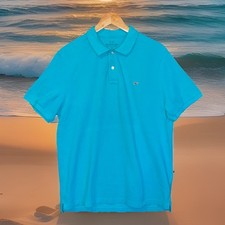 Vineyard Vines Shirt Men M Aqua Blue Polo Short Sleeve Preppy