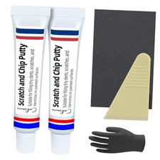 (2-Pack) Calvana Car Body Filler Repair Kit, Automotive Putty Scratch Filler, 
