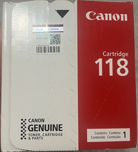 Canon Genuine Cartridge 118 CYAN LBP7220C 7660C MF726C 729C 8350C 8380C - 第 4/4 張圖片