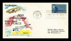 DR JIM STAMPS US COVER AIR FORCE 50TH ANNIVERSARY AIR MAIL FDC SCOTT C49 FLUEGEL