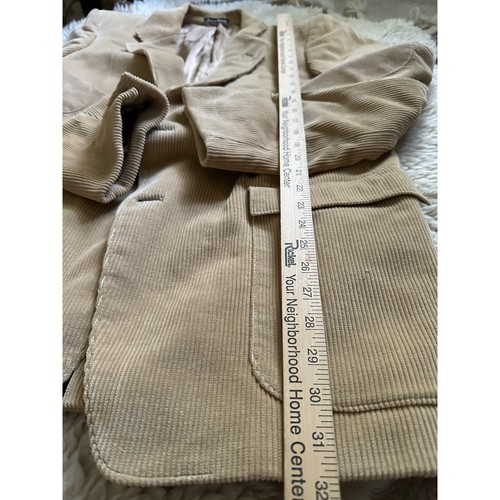 Vintage Hammonton Park Curdoroy Sports Jacket suede elbow patches leather button - Picture 10 of 15