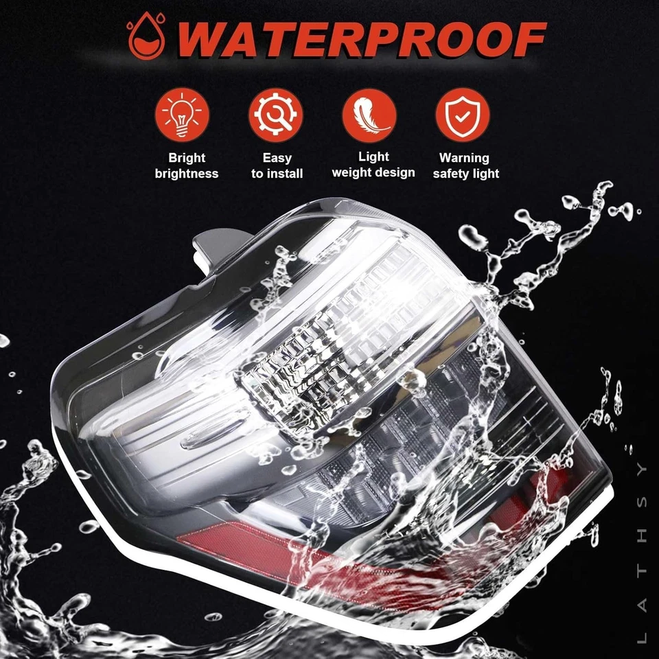 Conjunto de lanterna traseira de LED compatível com Toyota 4Runner 2014-2020 lado esquerdo do motorista - Imagem 4 de 4