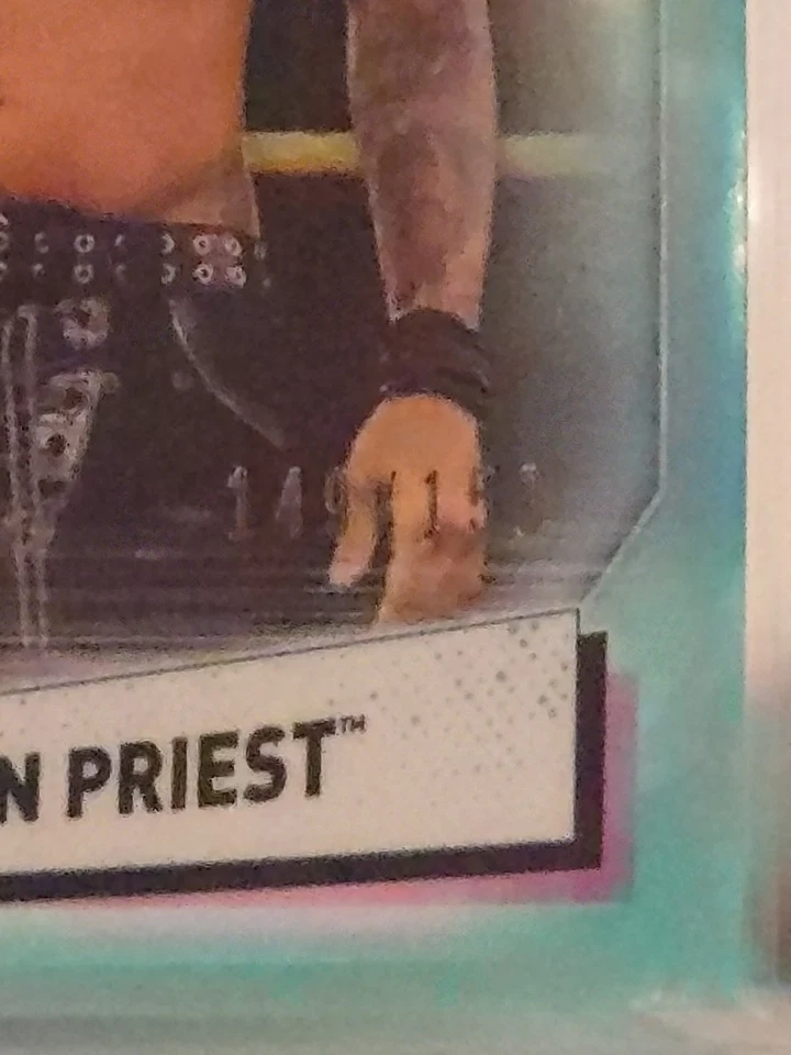 2021 Topps Chrome WWE DAMIAN PRIEST #80 Green Refractor Parallel Card #/150 SP - Image 2 of 3