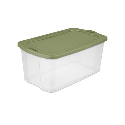 Sterilite 120 Quart EZ Carry, Extra Large Clear Plastic Storage Bin