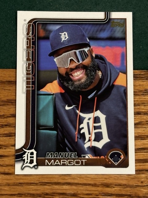 2025 Topps Update Golden Mirror Manuel Margot Tigers Case Hit SSP