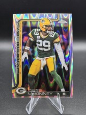 Xavier McKinney Packers Topps 2025 Chrome ⚡️RAY-WAVE⚡️REFRACTOR #113 