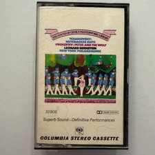 Bernstein New York Philharmonic Tchaikovsky Prokofiev Cassette 1973 Columbia