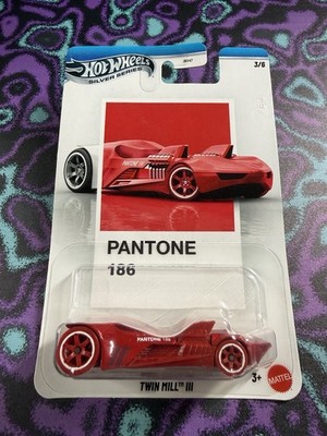  Hot Wheels 2026 Silver Series PANTONE 186 Twin Mill III #3/6 Red JKY47