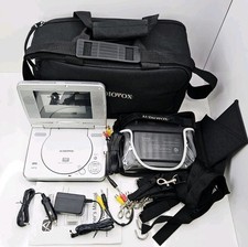 Audiovox Portable 4.5" LCD Monitor  DVD Player VBP45 w/ Case  Accessories READ