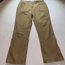 FDJ French Dressing Jeans Women’s Size 12P High Rise Denim Straight Stretch Tan