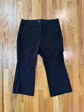 J. Crew Kelsey Pant, Cropped, Size 16, Black
