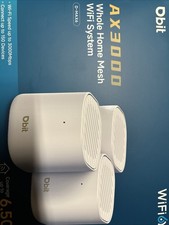 DBIT AX3000 WiFi 6 Mesh Wi-Fi System  6,500 Sq Ft Coverage  150 Devices