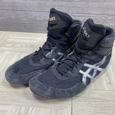 Asics SnapDown Wrestling Shoes-Mens Size 7.5-Black