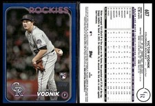2024 Topps Series 2 Royal Blue #607 Victor Vodnik Rookie RC