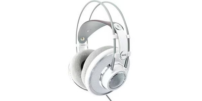 AKG K701 Premium Studio Reference Headphones White Open-Back Over-Ear Audiophile