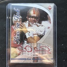 Collector's Edge Rookie Ink Jim Druckenmiller 49ers Auto Card 6/40. rookie card picture