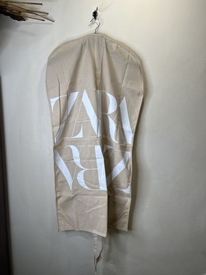 NEW + TAG  Official ZARA - Garment Bag / Suit Carrier Bag - Natural Cotton Blend