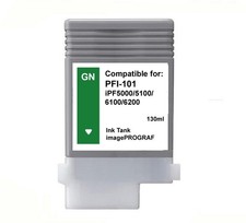 PFI-101 Green GN Ink Cartridge Tank Fit Canon IPF 5000 6000s 5100 6100 6200