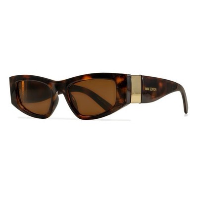NEW MAX EDITION Brown Tortoise Gold Classic ME7014 Sunglasses + Case