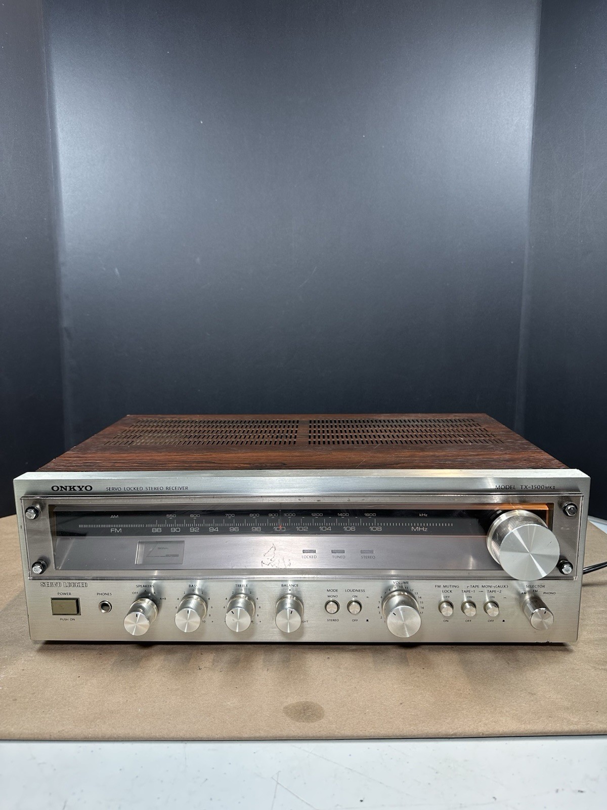 Onkyo TX-1500MKII vintage audio equipment - eBay listing photo 2