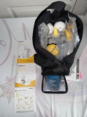  Medela Pump In Style Double Electric Breast Pump Kit w/ Cooler Bag, Ice Pack