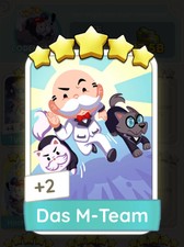 Das M-Team 5* Sticker Monopoly go Aktuelles A...