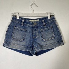 Just Jeans Womens Old Style Rolled Up Hot Pants Stretch Shorts Size 6 Very Good