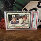 1978 TOPPS #206 SO LEADERS , PSA 8 NM-MT, HOF, NOLAN RYAN / PHIL NIEKRO New Case