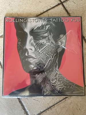 SAMMLUNG VINYL THE ROLLIN STONES TATTOO YOU LP 45 GIRI ITALIEN MUSIK SELTEN NEUWERTIG