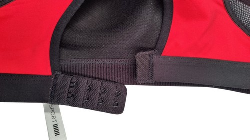 Reggiseno sportivo Victorias Secret VSX Sport Incredible supporto massimo rosso nero 34B - Foto 6 di 8