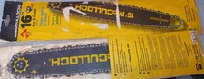 16" McCulloch Guide Bar Lot Of 2