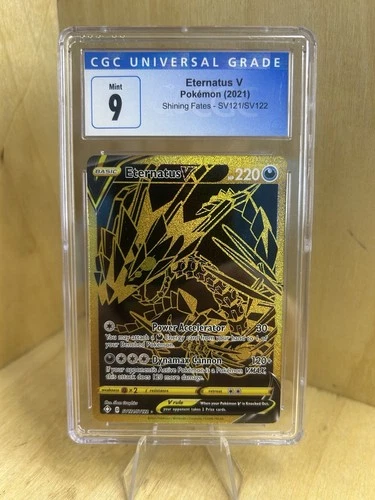 Pokemon Eternatus V SV121/SV122 Shining Fates Shiny Vault CGC 9 MINT