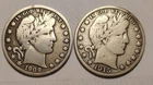 Lot of (2)  Barber Half Dollars, 1909-S, 1915-D  no Reserve