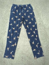 Polo Ralph Lauren Pajama Pants Mens S Polo Bear Allover Drawstring Sleepwear