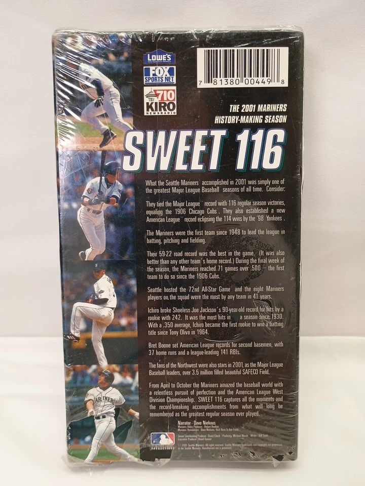 SWEET 116 2001 Seattle Mariners History Making Season NEW SEALED - Image 3 of 4