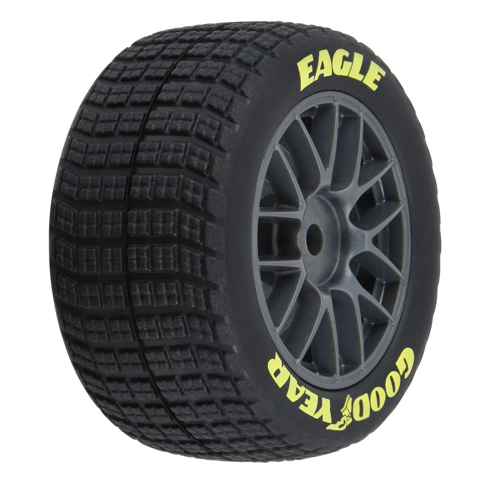 ARRMA PRO1030310 1/12 Goodyear Eagle Dirt Tire F/R MTD Gray Whls (4) Losi NASCAR - Image 2 of 4