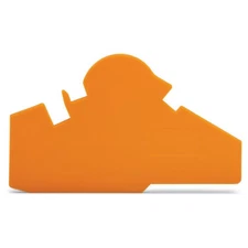 WAGO 282-386 1.5mm End and Intermediate Plate Orange