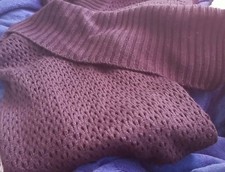 NEW MED Black SWEATER COWL NECK on or OFF SHOULDER LONG SLEEVE more colors sizes