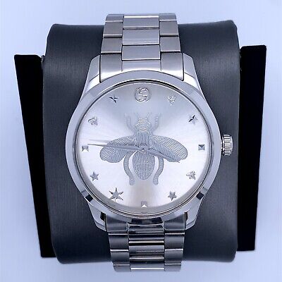 稀少 GUCCI(グッチ) G-Timeless Silver-tone Dial Ladies Watch s-l400.jpg