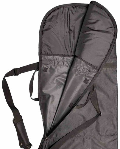 EDDIE BAUER BLACK SOFT CANVAS GOLF AIRPLANE TRAVEL CARRY BAG - Picture 5 of 10